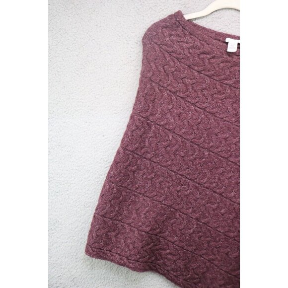 J.Jill Cable Knit Poncho Sweater-Size OS-Very Soft - Picture 3 of 9
